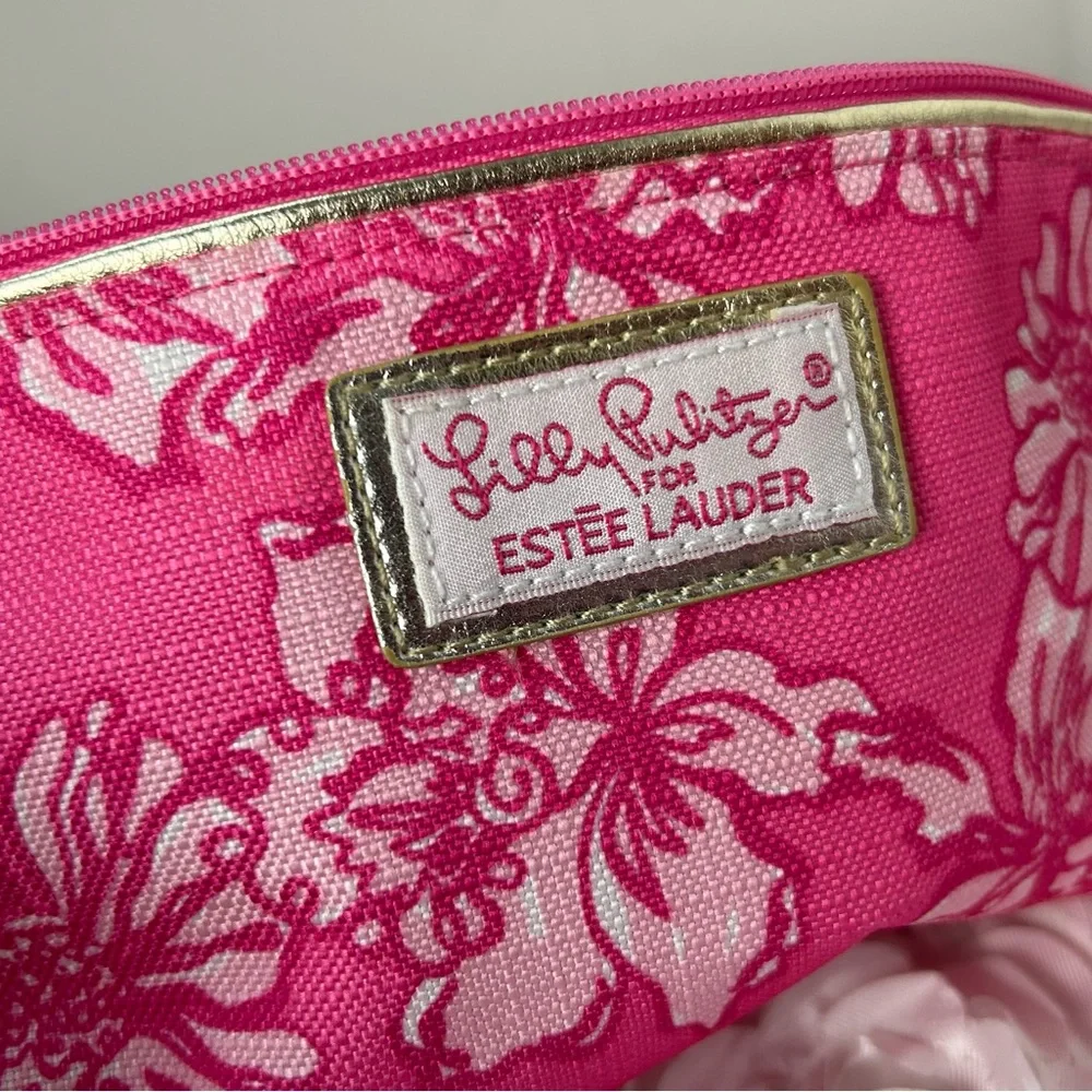 Lilly Pulitzer‎ Pink Floral Cosmetic Bag